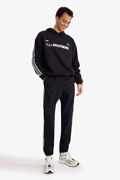 DeFacto F3873Axbk81 Black Regular Fit Pocket Sweatpants