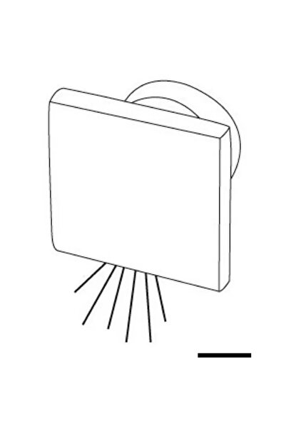 TNG Outdoor Lumină LED încastrată, orientată în jos - Albastră