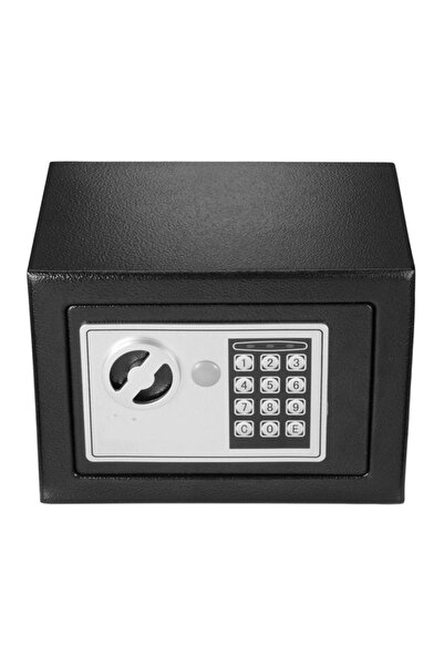 Generic Digital electronic safe, black/silver, 22x17x17 cm, black/silver