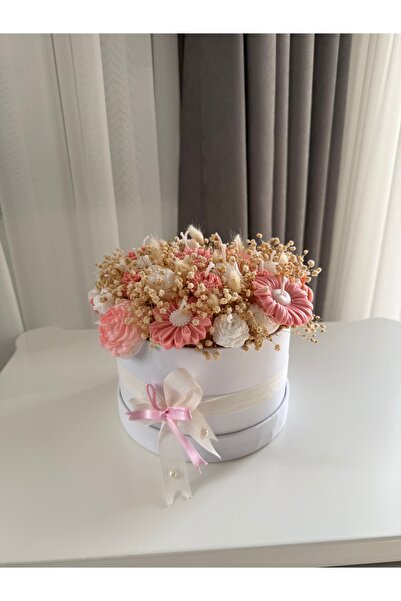 Glowery Candle Solmayan Çiçek buketi