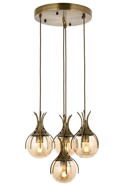 Avonni Modern antique chandelier, 4XE27, AV-1766-4ET