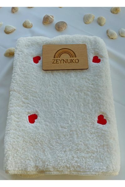 ZEYNUKO Heart Embroidered Welsoft 90*100 cm Baby Blanket