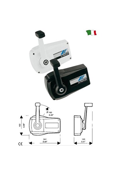 GFN Λαβή Ultraflex B90, μαύρη, σύστημα κλειδώματος