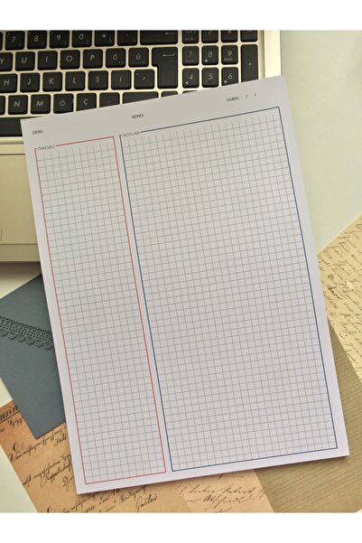 LaCerdaDizayn A4 Notepad, Memopad, Not Defteri