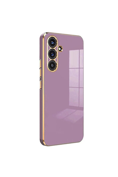 eco port غطاء سيليكون لهاتف سامسونج جالاكسي S25 Fe - أرجواني