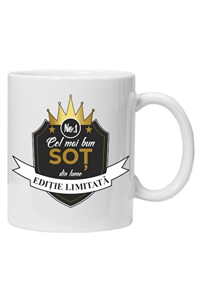 CRD PRINT Personalized mug with print 'Best Husband', white ceramic, 330 ml