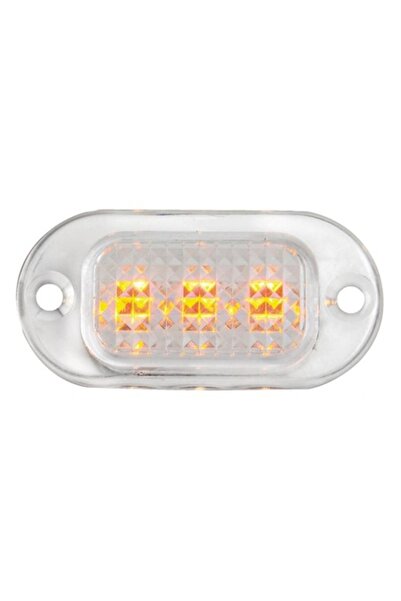 OSCULATI Lampă de curtoazie din policarbonat, 3 LED-uri, fără inel metalic -