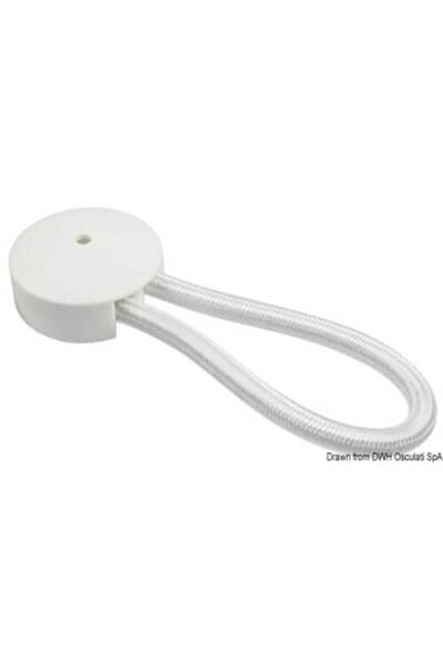 OSCULATI Cârlige elastice 80 mm, albe