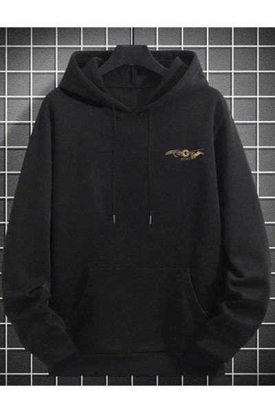 COHERENT Unisex Men/Women Colorful Memento Custom Printed Cotton Oversized Hooded Sweatshirt