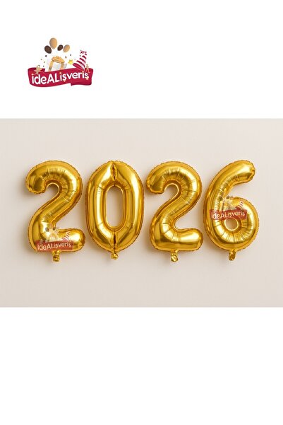 Empressco بالونات فويل كبيرة للعام الجديد 2026 مقاس 34 بوصة، زينة عيد ميلاد سعيد، مستلزمات حفلات ليلة رأس السنة