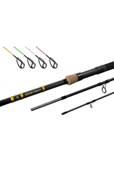 DELPHİN Lansetă de spinning River Trophy NXT, 320 cm, Negru