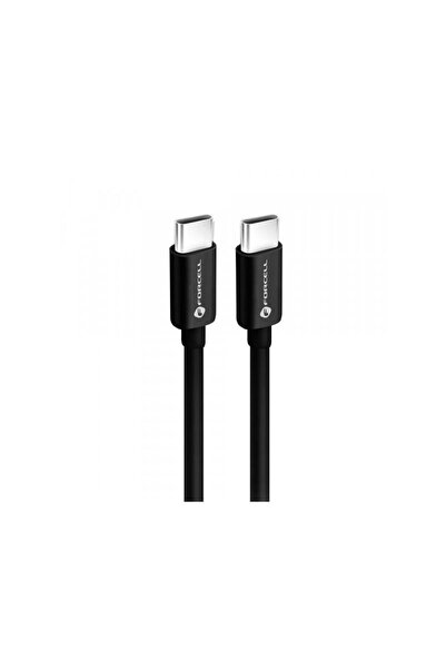 Forcell Cablu Date si Incarcare USB-C - USB-C F-Energy C338 60W 0.25m Negru