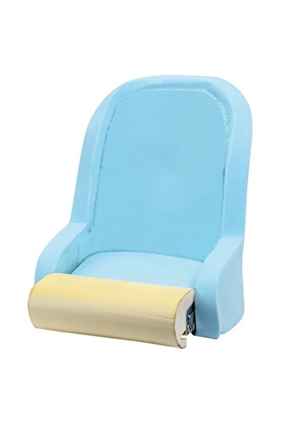 OSCULATI Scaun ergonomic De Luxe cu tapițerie din vinil, Albastru - cer