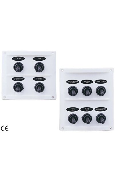 GFN Tablou electric impermeabil cu 6 întrerupătoare 12V, 15A, IP65