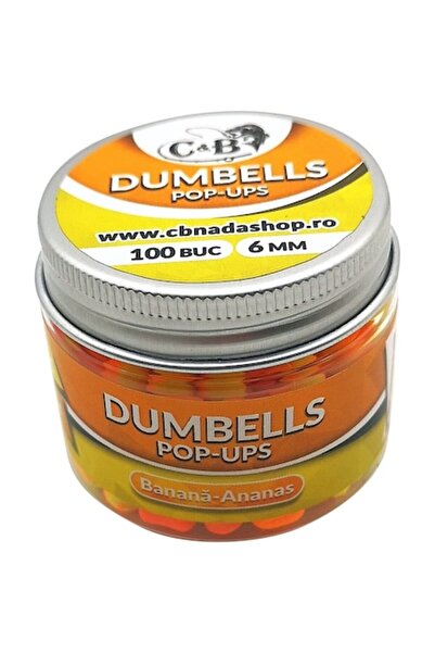 C&B Dumbells Pop-ups, Banana-Pineapple, 6mm