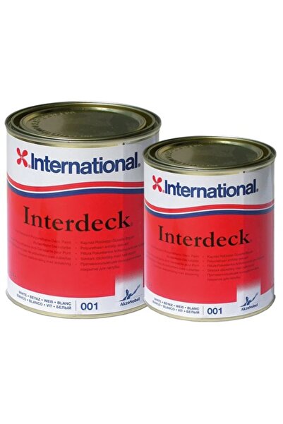 TNG Outdoor Vopsea antiderapantă Interdeck pentru bărci, 750 ml — Albă, rezis...