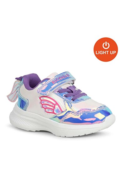 BUCKHEAD 3041 Bright Illuminated-Anatomical Girl's Foot Model. Silver
