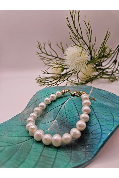 İNCİORA JEWELRY GERÇEK DOĞAL TATLI SU İNCİ BİLEKLİK 8mm