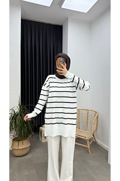 Minharir Bisiklet Yaka Merserize Triko Tunik