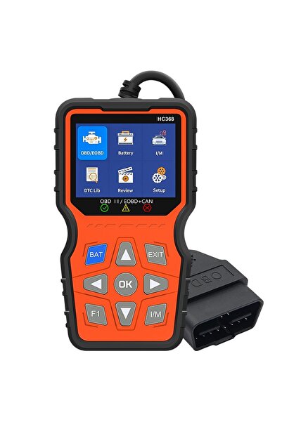 TECHSTAR Αυτόματος διαγνωστικός ελεγκτής HC368 OBD2 EOBD CAN, οθόνη 2.8, ζωντ...