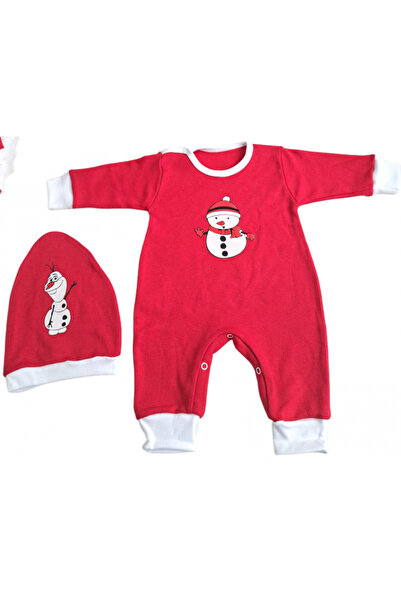 Bubu Kids Creations Baby Christmas Romper with Hat –