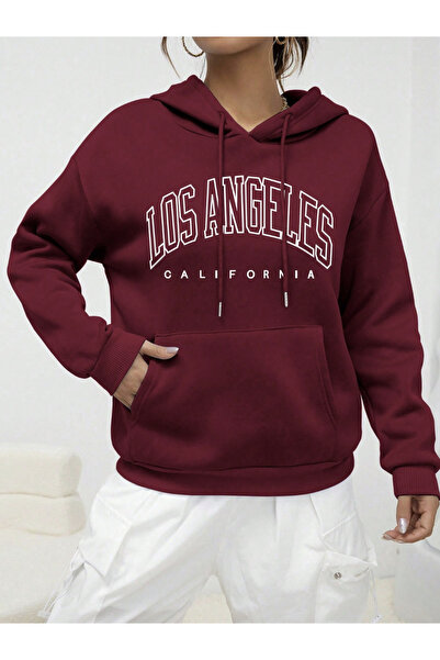 COHERENT Unisex Ανδρικό/Γυναικείο πολύχρωμο φούτερ LOSANGEL με στάμπα από βαμ...