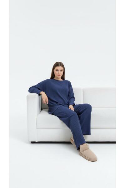 new ats Tricotaj tricotaj cu striații Set dublu de iarnă