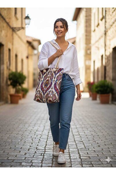 MOONSAND Goblen Anatolian, Ethnic, Motif Shoulder Bag (Lined Inside, Snap Clo...