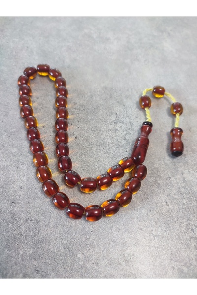 ŞAHBEY TESBİH سبحة عنبر ناري منظمة / حجم بوروكرات