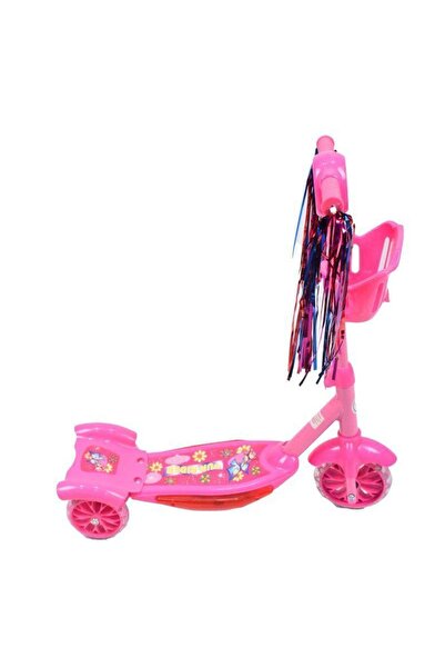 My modern game Small children's light-up scooter with sound effects and lights, 3 wheels, multi-colored