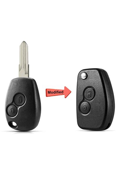 TECHSTAR Carcasă cheie auto, transformatoare tip cuțit, cu 2 butoane și lamă ...