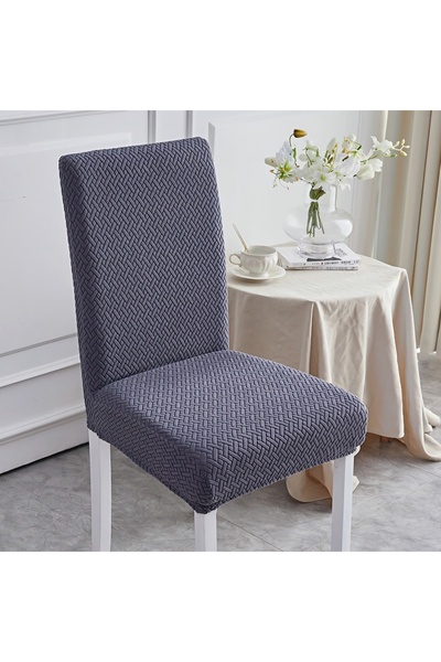 elgeyar Likrali Kümaş Desenli Sandalye Örtüsü, Lastikli, Esnekli ,kaliteli Sa...