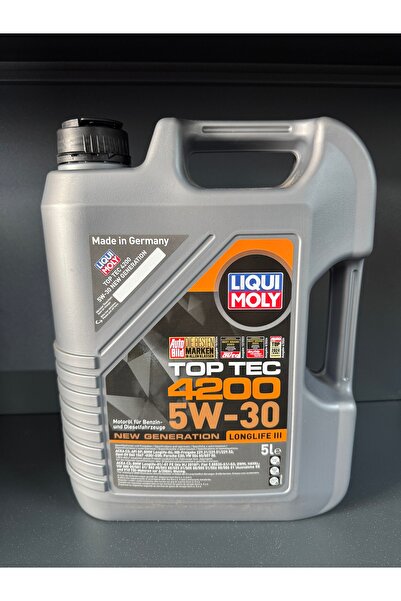 Lıquı Moly Liqui Moly Top Tec 4200 5w-30 Tam Sentetik Motor Yağı 5 Litre-dizel - Yüksek