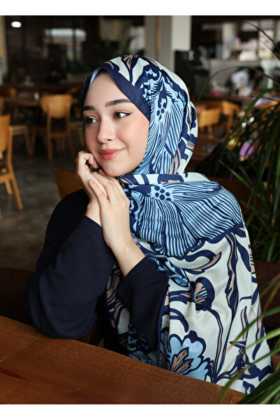 Ms Chose Çiçek Desenli Soft Pamuk Şal