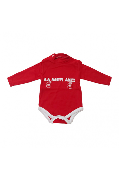 Bubu Kids Creations Long sleeve baby bodysuit - Made in Romania