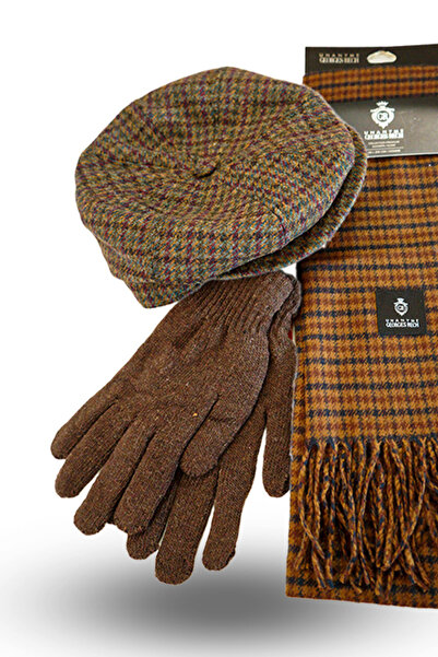 BASIC Beret, Scarf, Gloves Set