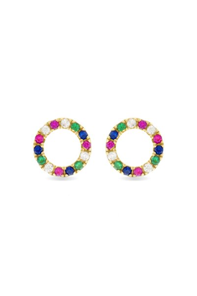 Luxenter 925 Silver MACHI Earrings with Zirconium Stones