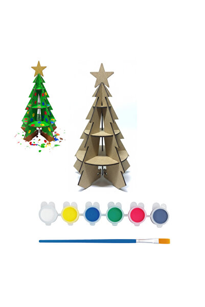 KİDOSE مجموعة تلوين شجرة عيد الميلاد ورأس السنة الجديدة - نشاط ما قبل المدرسة