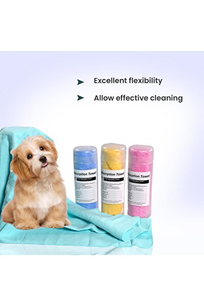 aeolus منشفة كلاب فائقة الامتصاص 24 × 17 بوصة (ألوان متعددة) - منشفة واحدة