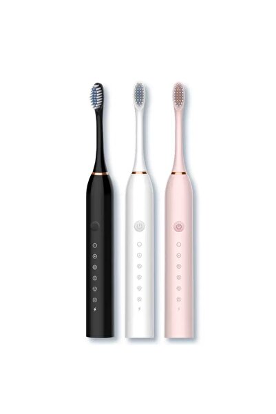 okaoda 2025 yeni akıllı elektrikli diş fırçasında dört adet yeni geliştirilmiş yedek diş fırçası bulunuyor!