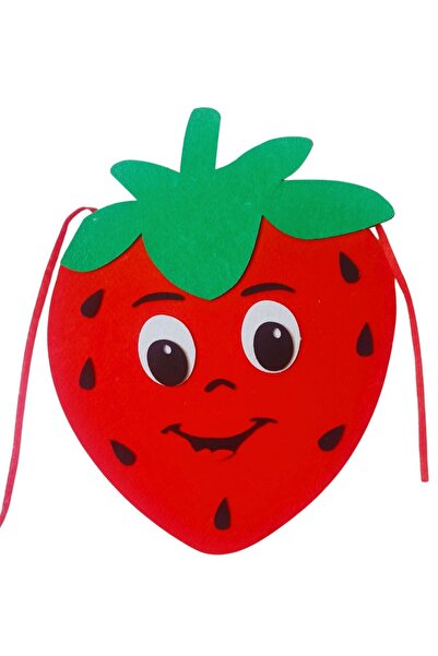 Aydede Oyunevi Yerli Malı Haftası Çilek Kostümü Keçe