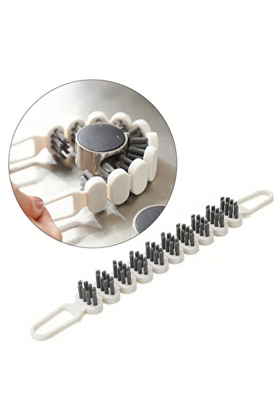 nelerbulurum فرشاة تنظيف حوض الحمام والمطبخ ذات الحافة المرنة القابلة للانحنا...