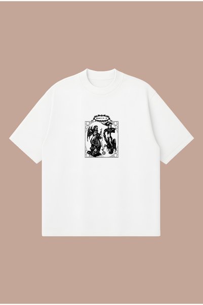 PURE POWER Clemont Tarot Boxy Fit Oversized Unisex 100% Cotton-Pack T-Shirt – Printed T-Shirt |   Streetwear