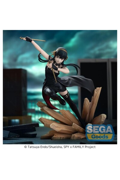 SEGA Spy x Family Luminasta PVC Statue Yor Forger Thorn Princess mission extend 19 cm