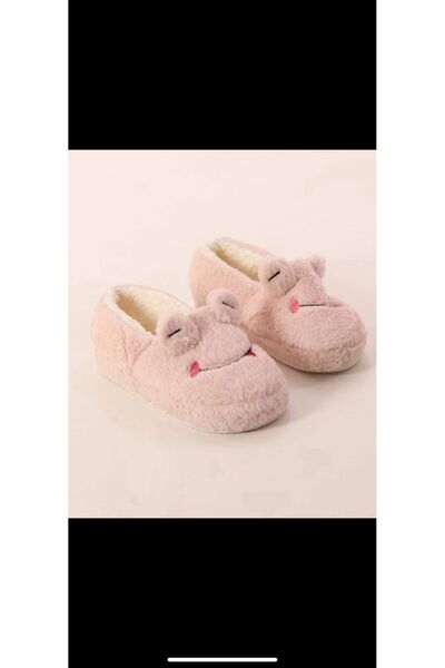 Legend Aksesuar Figured Plush Slippers Non-Slip Sole