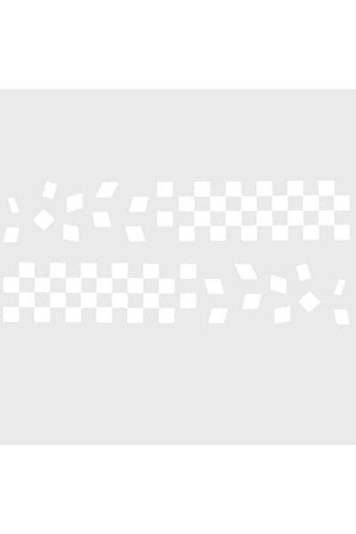 Oracal 651 Car sticker - Finish line, 2 pcs, 70x12cm, white