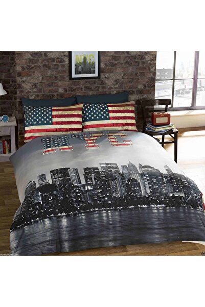 Rapport New York City Panorama Bedding – 2-sided reversible