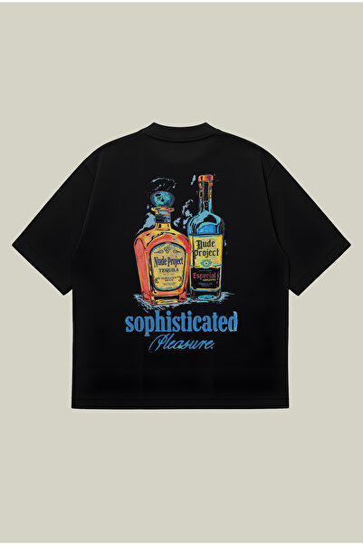 PURE POWER Nude Project Bottles Boxy Fit Oversized Unisex Tshirt – Printed T-...