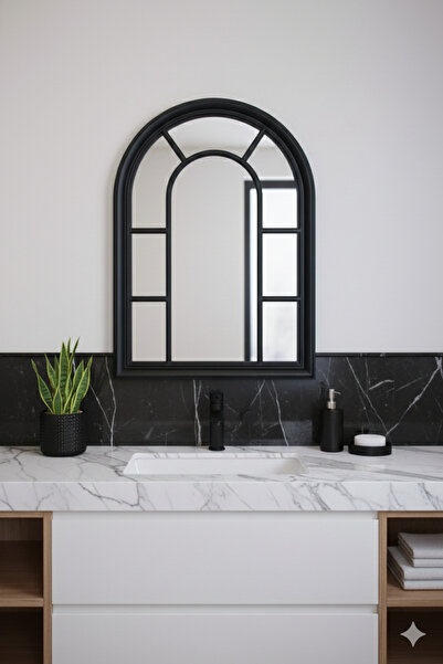 Generic Elegant mirror with a luxurious frame, 100 x 70 cm