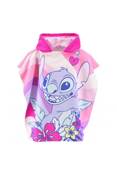 Lilo & Stitch Prosop poncho din poliester cu uscare rapidă, 55 x 110 cm